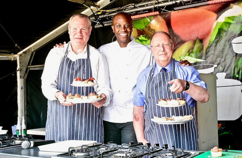 Conor at Bournemouth Food Festival 2017