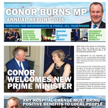 Conor Burns MP's Annual Report 2016