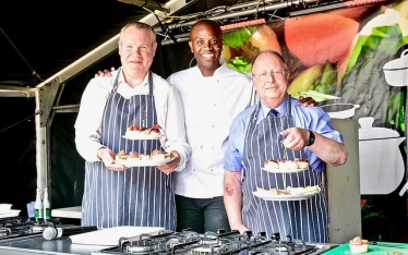 Conor at Bournemouth Food Festival 2017